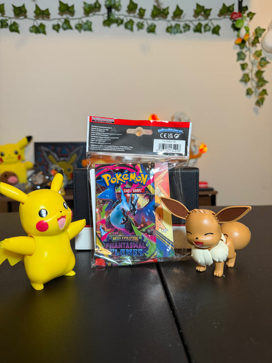 Mega Evolution Phantasmal Flames Booster Pack and Mini Binder