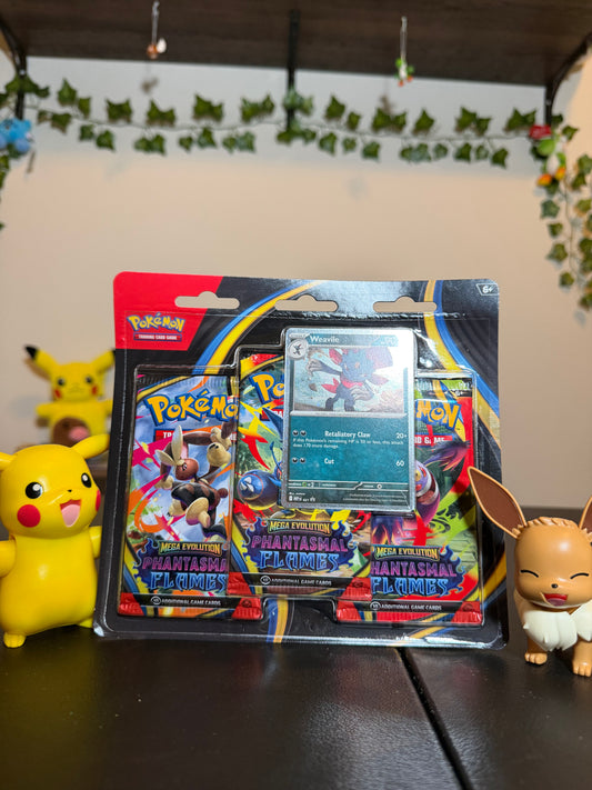 Mega Evolution Phantasmal Flames - Weavile Promo